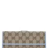 Gucci Blue Canvas Continental Wallet
