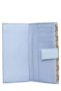 Gucci Blue Canvas Continental Wallet -Fashion clothing QFABGX0EBB011 4