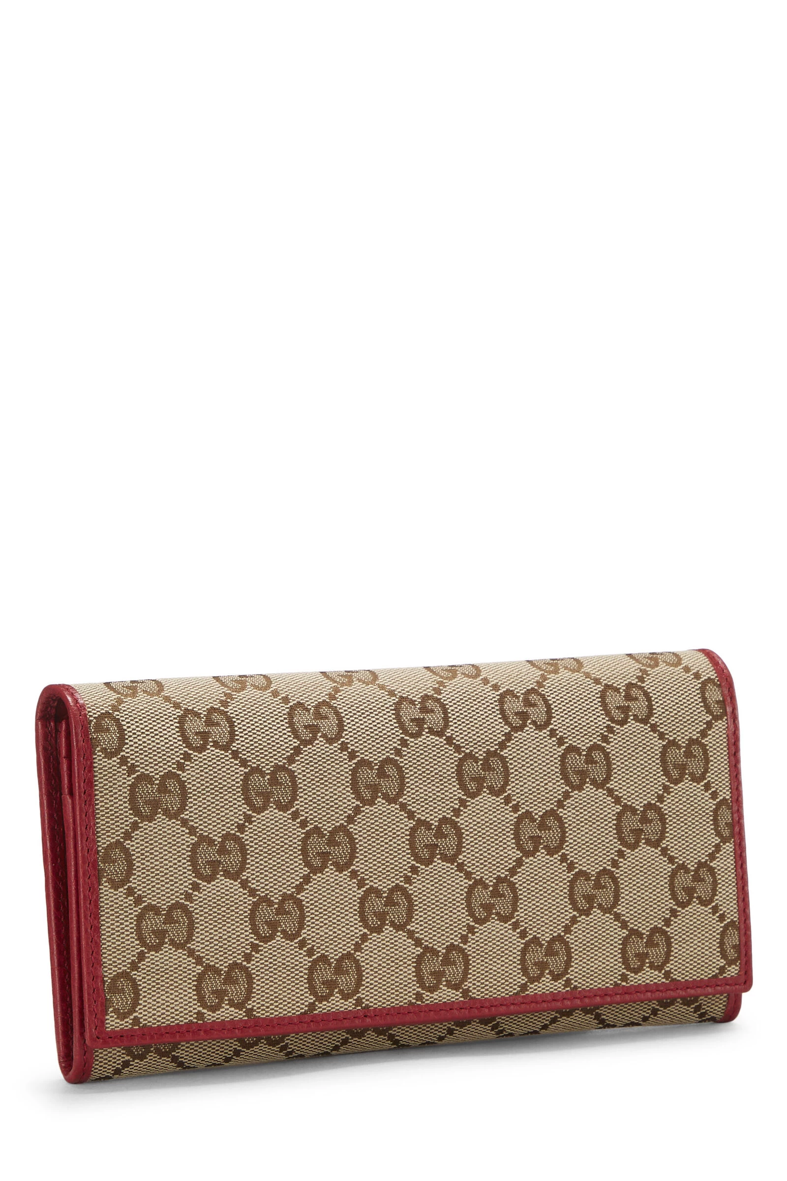 Gucci Red Original GG Canvas Continental Wallet 2 Gucci Red Original GG Canvas Continental Wallet - Image 2