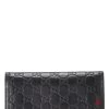 Black Guccissima Continental Zip Wallet