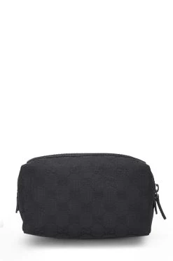 Gucci Black Original GG Canvas Pouch 6 Gucci Black Original GG Canvas Pouch -Fashion clothing QFACVY0EKB005 3