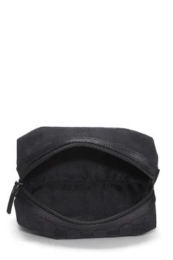Gucci Black Original GG Canvas Pouch 7 Gucci Black Original GG Canvas Pouch -Fashion clothing QFACVY0EKB005 4