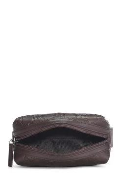Brown Guccissima Leather Cosmetic Pouch -Fashion clothing QFACVY3G0B002 4