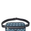 Gucci Blue GG Marmont Canvas Belt Bag