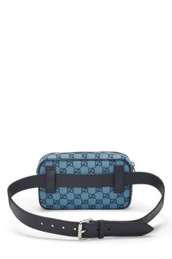 Gucci Blue GG Marmont Canvas Belt Bag 7 Gucci Blue GG Marmont Canvas Belt Bag -Fashion clothing QFAJWO0EBB000 4
