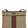 Gucci Original GG Canvas Web Flat Messenger