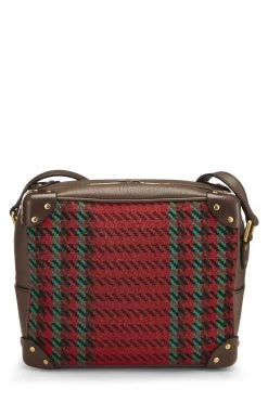 Gucci Multicolor Wool & Leather Houndstooth 'GG' Crossbody -Fashion clothing QFB08OCG0B000 4