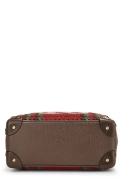 Gucci Multicolor Wool & Leather Houndstooth 'GG' Crossbody -Fashion clothing QFB08OCG0B000 5