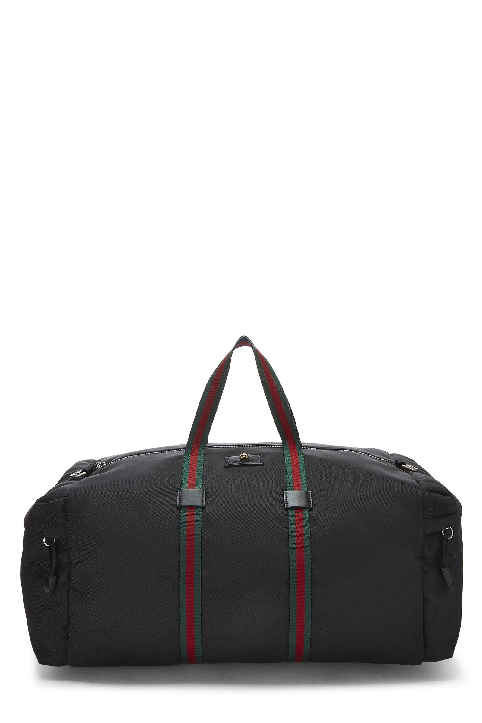 Gucci Black Techno Canvas Web Duffle 1 Gucci Black Techno Canvas Web Duffle