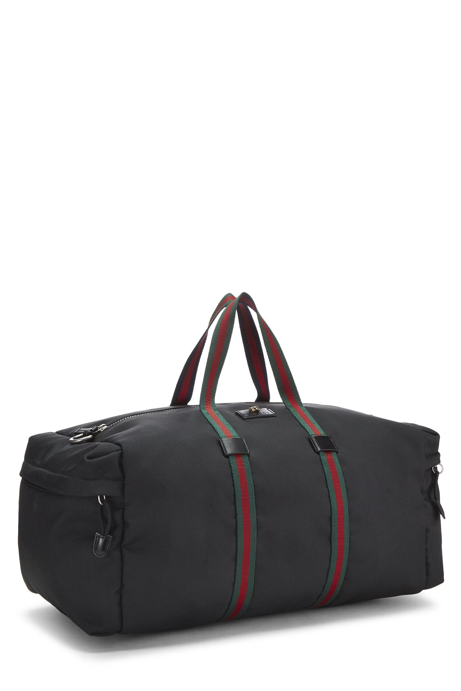 Gucci Black Techno Canvas Web Duffle 3 Gucci Black Techno Canvas Web Duffle - Image 3