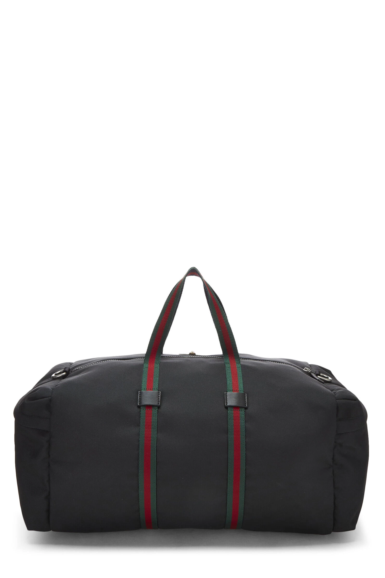 Gucci Black Techno Canvas Web Duffle 5 Gucci Black Techno Canvas Web Duffle - Image 5