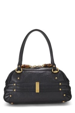 Black Guccissima Wave Boston Bag -Fashion clothing QFB0TW3GKB003 4