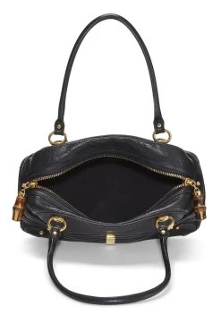 Black Guccissima Wave Boston Bag -Fashion clothing QFB0TW3GKB003 6