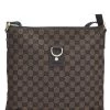 Gucci Brown Original GG Canvas Abbey Shoulder Bag