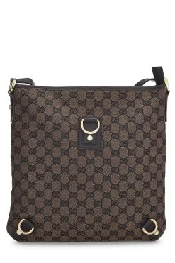 Gucci Brown Original GG Canvas Abbey Shoulder Bag