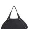Gucci Black Original GG Canvas Abbey Tote Large
