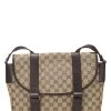 Gucci Original GG Canvas Buckle Flap Messenger