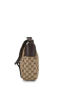 Gucci Original GG Canvas Buckle Flap Messenger -Fashion clothing QFB19PJY0B007 3