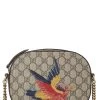 Gucci Original GG Supreme Canvas Bird Chain Crossbody Mini
