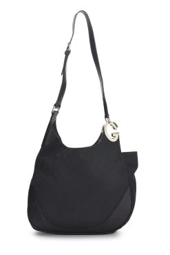 Gucci Black GG Canvas Charlotte Shoulder Bag
