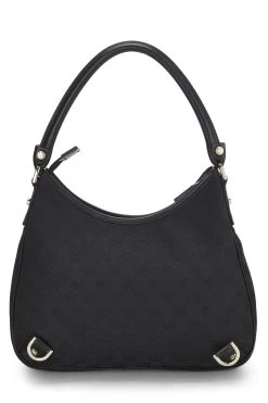 Gucci Black Original GG Canvas D-Ring Abbey Hobo Small -Fashion clothing QFB1AJ0EKH032 4