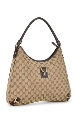 Gucci Original GG Canvas D-Ring Abbey Hobo Small -Fashion clothing QFB1AJJY0H017 2