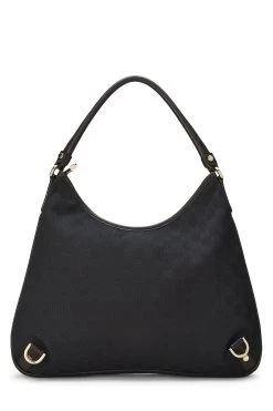 Gucci Black Original GG Canvas D-Ring Abbey Hobo Bag -Fashion clothing QFB1AJJYKB001 4