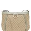 Gucci Green Original GG Canvas D-Ring Abbey Messenger