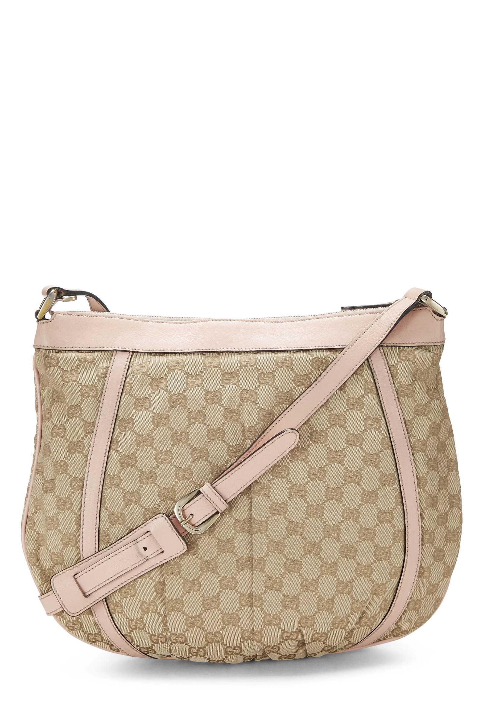 Gucci Pink Original GG Canvas D-Ring Abbey Messenger Large 4 Gucci Pink Original GG Canvas D-Ring Abbey Messenger Large - Image 4
