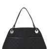 Gucci Black Original GG Canvas Eclipse Tote Large