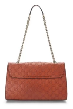 Orange Guccissima Leather Emily Chain Shoulder Bag 9 Orange Guccissima Leather Emily Chain Shoulder Bag -Fashion clothing QFB1AX6YOB002 4