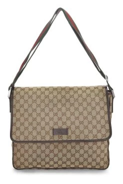 Gucci Original GG Canvas Messenger Large