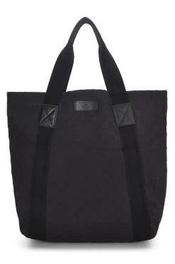 Gucci Black Original GG Canvas Flat Tote