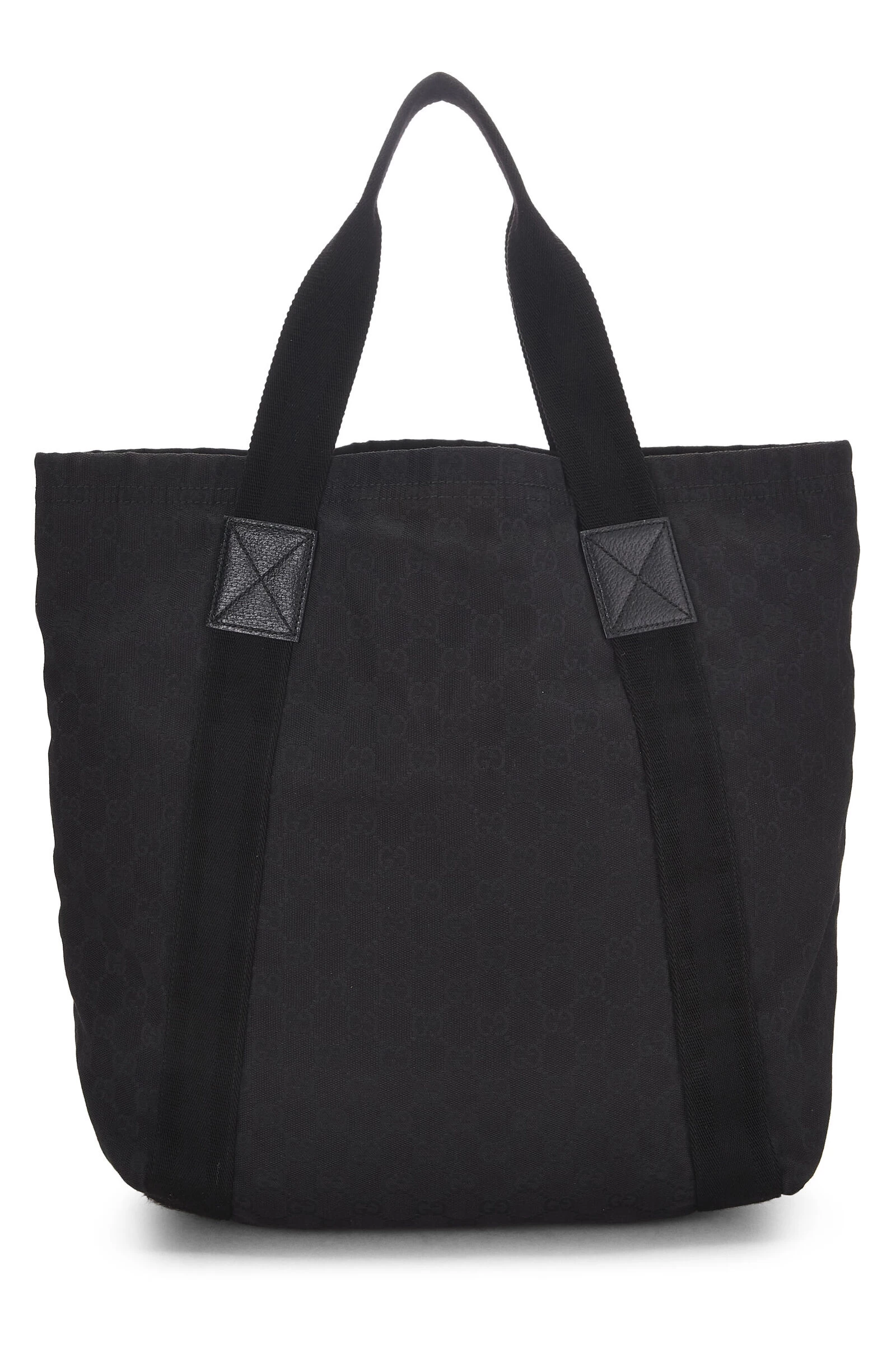 Gucci Black Original GG Canvas Flat Tote 4 Gucci Black Original GG Canvas Flat Tote - Image 4