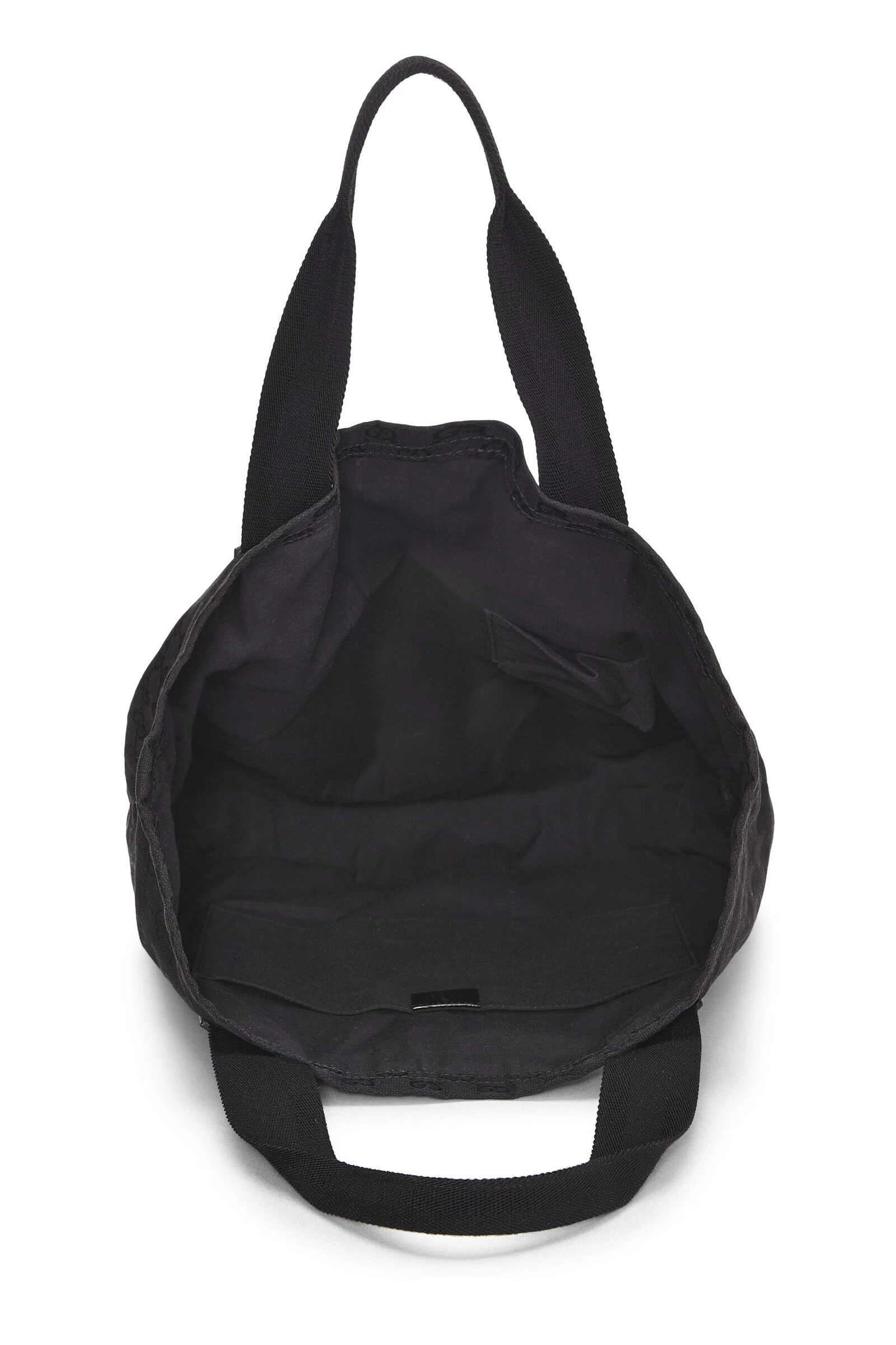 Gucci Black Original GG Canvas Flat Tote 6 Gucci Black Original GG Canvas Flat Tote - Image 6