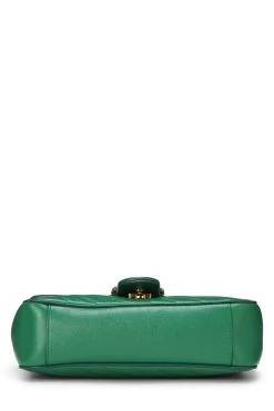 Gucci Green Torchon GG Marmont Matelassé Shoulder Bag Small -Fashion clothing QFB1BI1LGH037 5