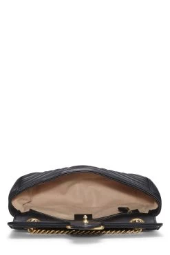 Gucci Black Leather GG Marmont Shoulder Bag Small -Fashion clothing QFB1BI1LKH012 6