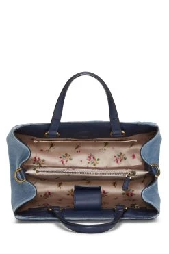 Gucci Blue Denim Pearl Marmont Handbag Small -Fashion clothing QFB1BJ0WBH016 6