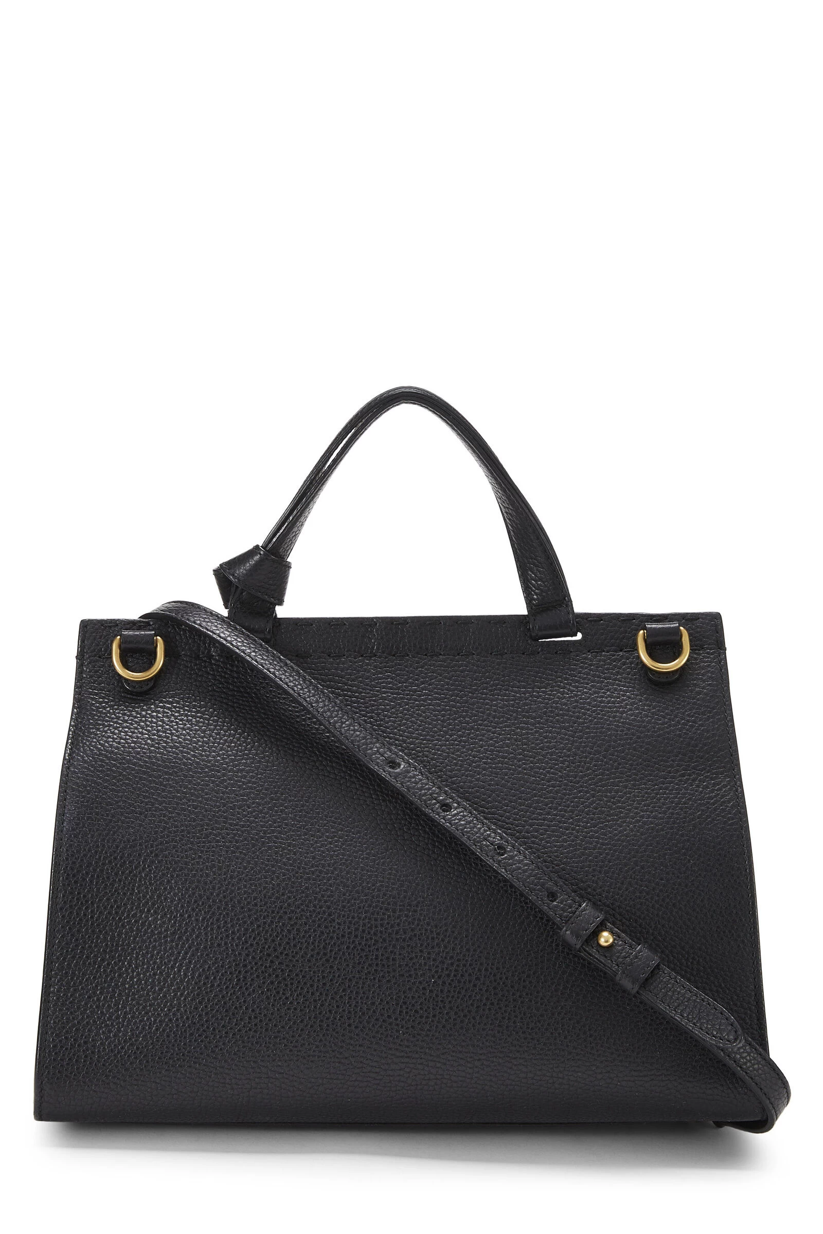 Gucci Black Leather GG Marmont Top Handle Bag Small 4 Gucci Black Leather GG Marmont Top Handle Bag Small - Image 4