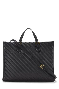 Gucci Black Leather Marmont Handle Bag Medium -Fashion clothing QFB1BJ1LK7007 4