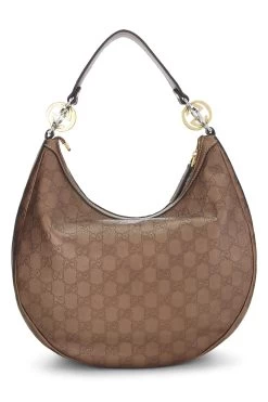 Brown Guccissima Leather Twins Hobo Medium -Fashion clothing QFB1BN3G0B020 4