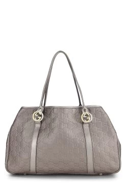 Purple Guccissima Leather 'GG' Twins Tote