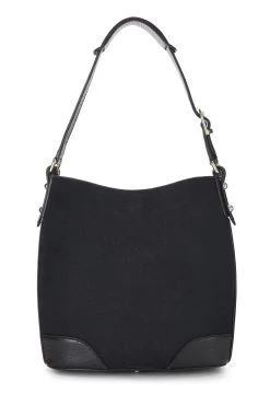 Gucci Black GG Canvas Horsebit Shoulder Bag 9 Gucci Black GG Canvas Horsebit Shoulder Bag -Fashion clothing QFB1C60EKB004 4