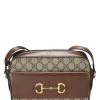 Gucci Original GG Supreme Canvas Horsebit Shoulder Bag