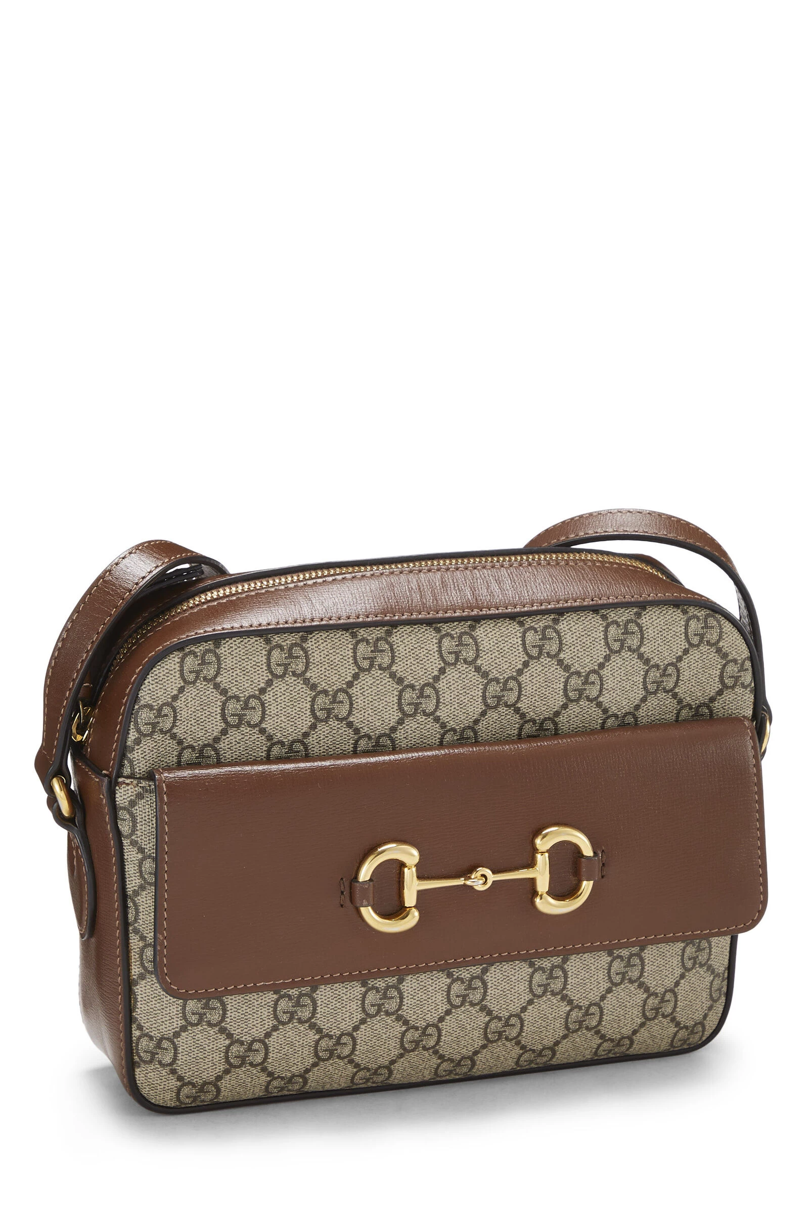 Gucci Original GG Supreme Canvas Horsebit Shoulder Bag 2 Gucci Original GG Supreme Canvas Horsebit Shoulder Bag - Image 2