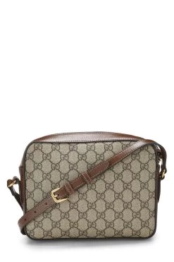 Gucci Original GG Supreme Canvas Horsebit Shoulder Bag 9 Gucci Original GG Supreme Canvas Horsebit Shoulder Bag -Fashion clothing QFB1C60L0B004 4