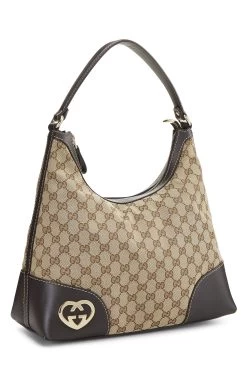 Gucci Original GG Canvas Lovely Heart Hobo -Fashion clothing QFB1D50E0B017 2