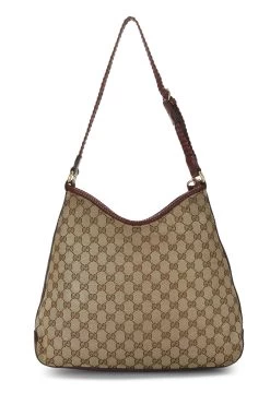 Gucci Burgundy GG Canvas Marrakech Hobo -Fashion clothing QFB1DCJY1B000 4