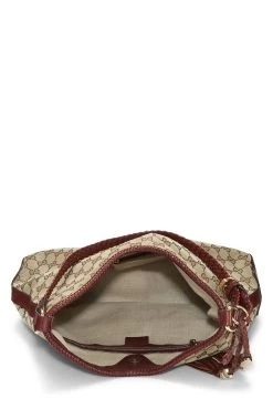 Gucci Burgundy GG Canvas Marrakech Hobo -Fashion clothing QFB1DCJY1B000 6