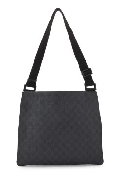 Gucci Black Coated Canvas Pocket Messenger -Fashion clothing QFB1E077KB004 4